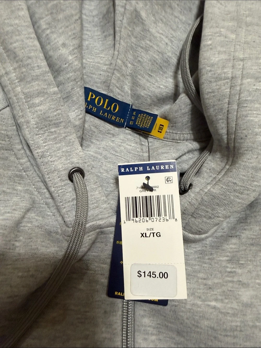 New Polo Hoodie never worn
